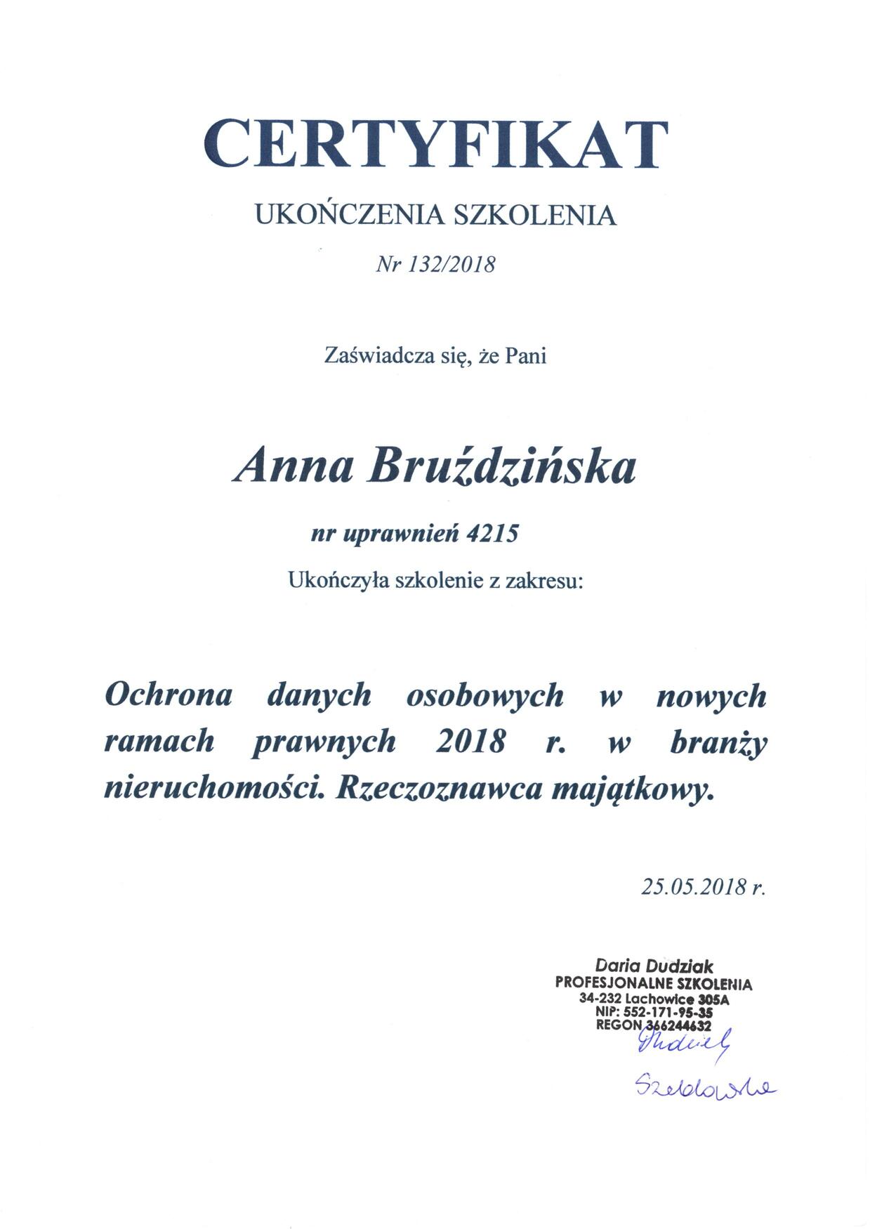 Dodatkowe szkolenie